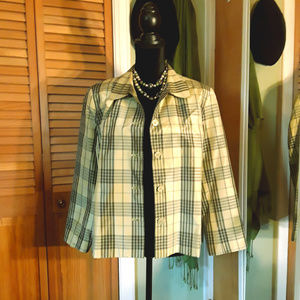 Sage Green Silk Jacket